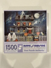 RARE Bits and Pieces Enter If You Dare Halloween Puzzle | 1500pcs | 24" x 33"