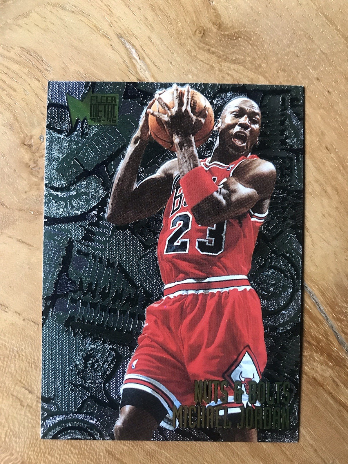 1995-96 Fleer Metal Michael Jordan Nuts And Bolts