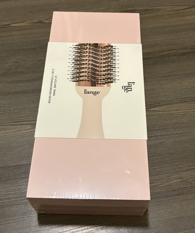 L'ange Le Volume 75mm 2-in-1 Titanium Hair Blow Dryer Styling Brush