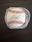 Andrew Vaughn Signed Autographed Baseball Brewers Perfect Rawlings