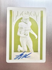 Leighton Vander Esch 2019 Panini Legacy Fan Favorites Printing Plate Auto 1/1