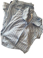 Flora Nikrooz Women's 2 Piece Pajama Set Pants W/ Pockets Long Sleeve Top Large