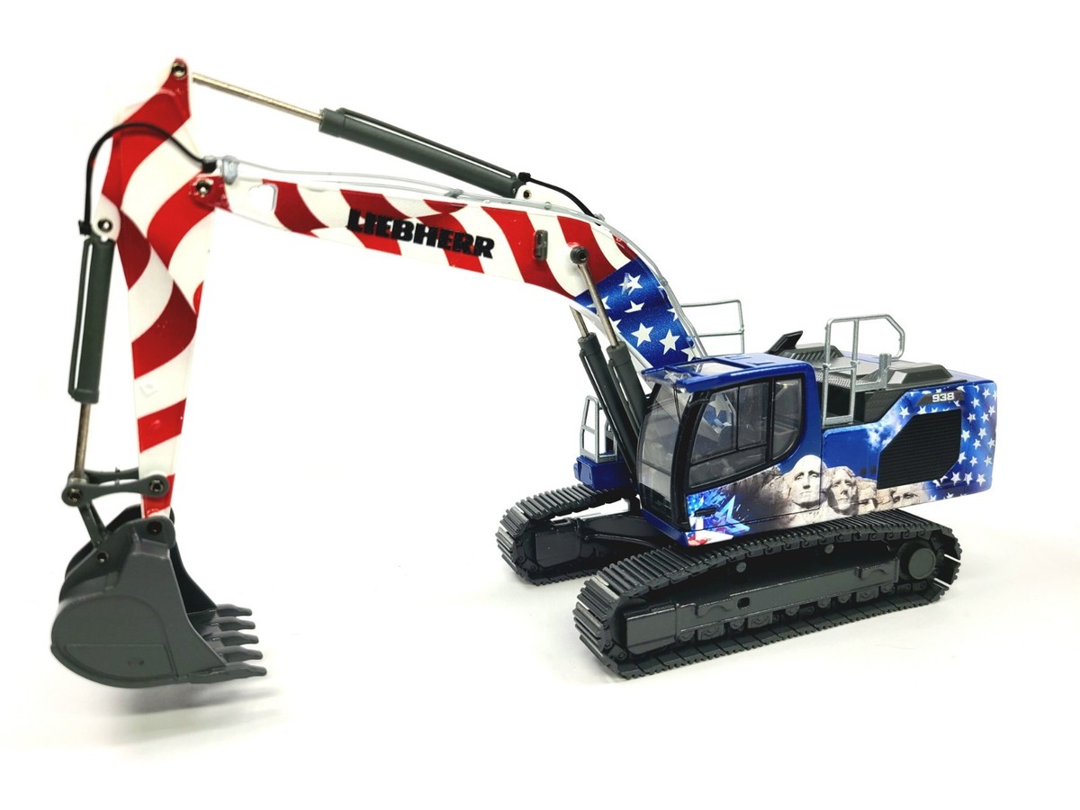 Liebherr R938 Excavator - 50 Years USA - Conrad 1:50 Scale Model
