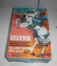 THE LONE RANGER RIDES AGAIN " Silver The Lone Rangers Horse " NICE SET /BOXED 