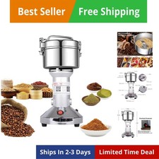 Macina Grani 150g Alta Velocità Alimenti Elettrico Acciaio Inox Macina Semi F...