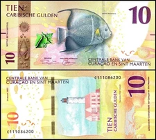 Curacao & Sint Maarten - Netherlands Antilles 10 Caribbean Gulden, 2025, P-1, UN