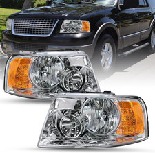 Headlights for 2003 2004 2005 2006 Ford Expedition Factory-Developed Optics Ma