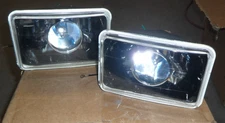 2 X 1979 1986 Ford Mustang Capri Spec-D Tuning Black 4x6 Projector Headlights