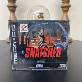 Snatcher - Sega Mega CD Action Adventure Shooter Video Game Boxed RARE