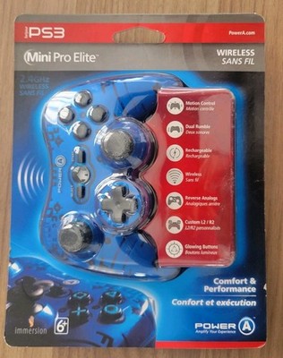 New PowerA Mini Pro Elite 220042 Wireless Controller For PlayStation 3 