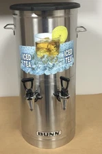 Bunn TCD-2 Dual Head 2 Gallon Iced Tea Concentrate Dispenser 37750.002