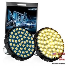 Motorcycle 1156 LED Turn Signals - Pack of 2 - Amber Bright Blinker - 1156 Amber