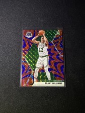 2019-20 Panini Mosaic #217 Grant Williams Reactive Blue Boston Celtics