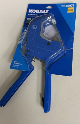 #ad Kobalt 2” PVC Pipe Cutter Ratcheting Tool #2146974 Open Box New Unused $15.89