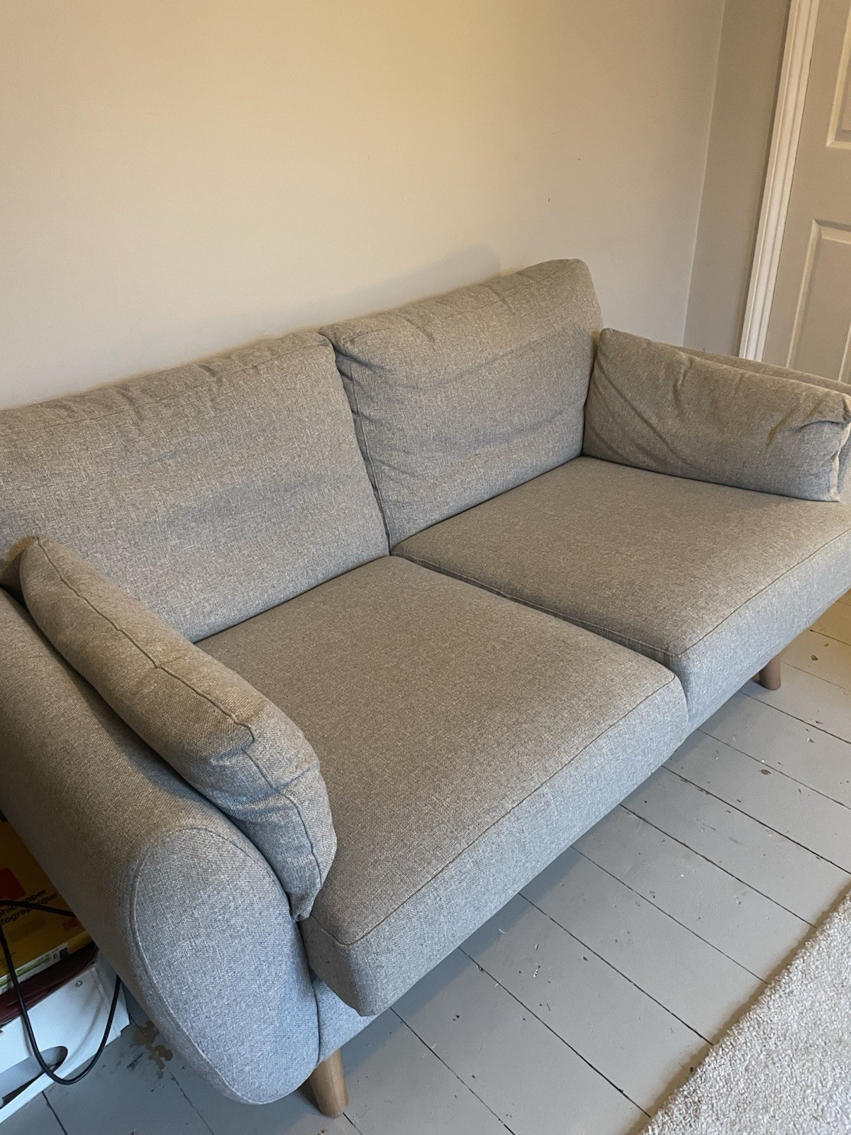 X2 Next Grey Sofas MUST BE COLLECTED BY WEDNESDAY EVENING 