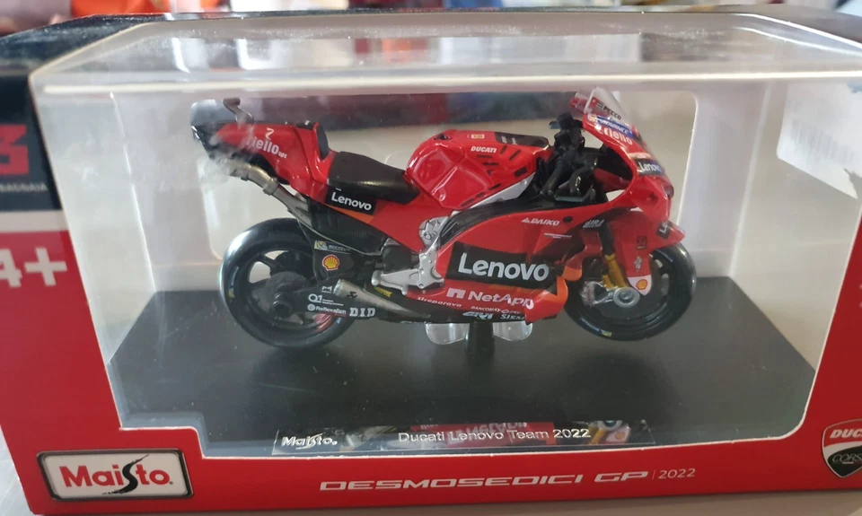 MOTO DUCATI DESMOSEDICI GP 2022 - NEUF - MAISTO DUCATI 63 - 1/18 - Photo 2/3