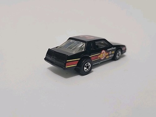1988 Hot Wheels #3 Chevrolet 350 Monte Carlo Stock Car 1/64 Black Malaysia - Picture 4 of 7