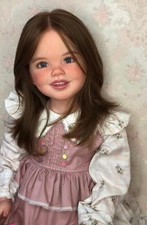 New 40in Realistic Lovely Girl Toddler Unfinished Reborn Doll Kits Painted Gifts