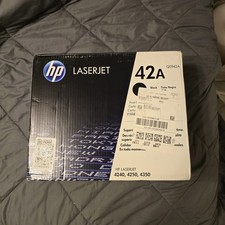 Genuine HP 42A Black Toner Cartridge For LaserJet