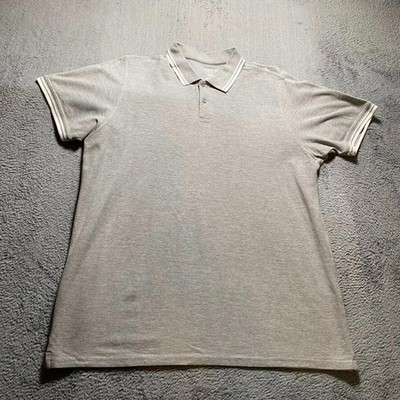 Identic Poloshirt Herren XXL Grau Kurzarm