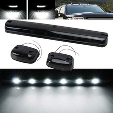 Full Set Cab White Roof Marker Led Lights For 07-21 Chevy Gmc 2500hd 3500hd Eag