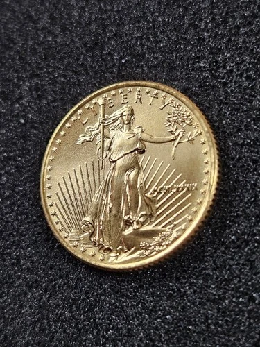 🌟 1989 BU 1/4 oz $10 Gold American Eagle Bullion UNC Coin LOW MINTAGE DATE #3