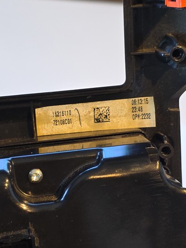 2013-2018 Dodge Ram 1500 2500 3500 Radio Climate Control Bezel OEM 1UJ97DX9AF - Picture 12 of 17