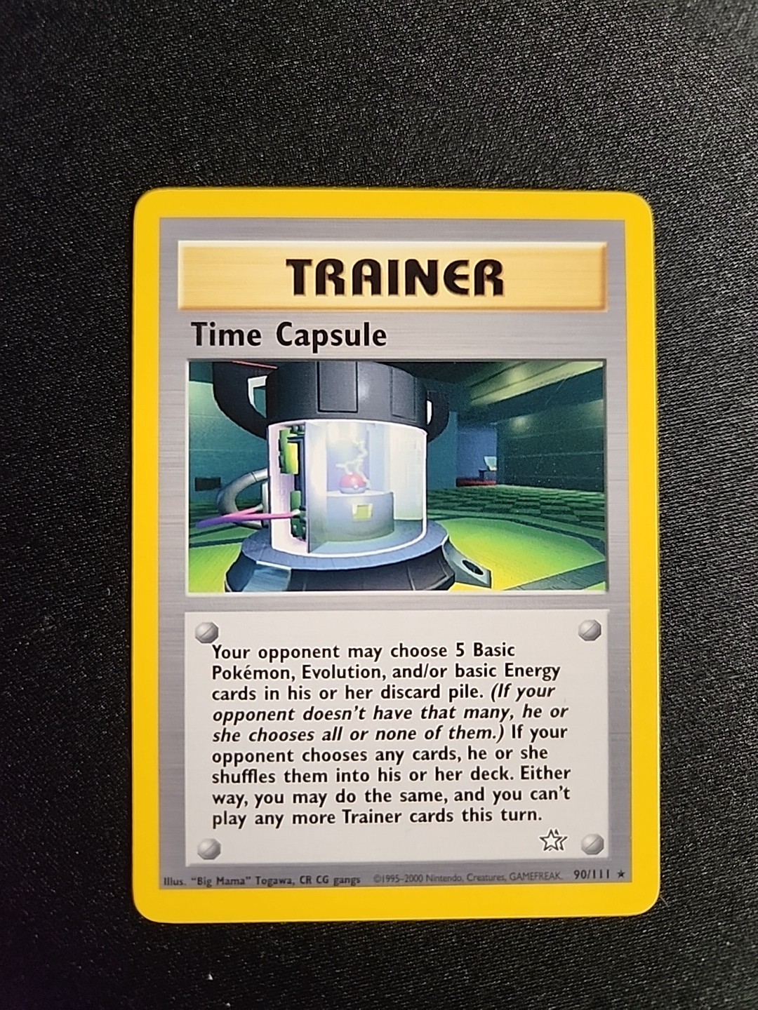 Time Capsule 90/111 Neo Genesis Rare Vintage Pokemon TCG English NM