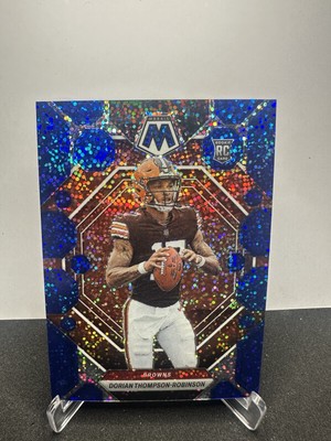 2023 Mosaic Dorian Thompson Robinson Blue Sparkle Rookie /96 #316 RC SSP