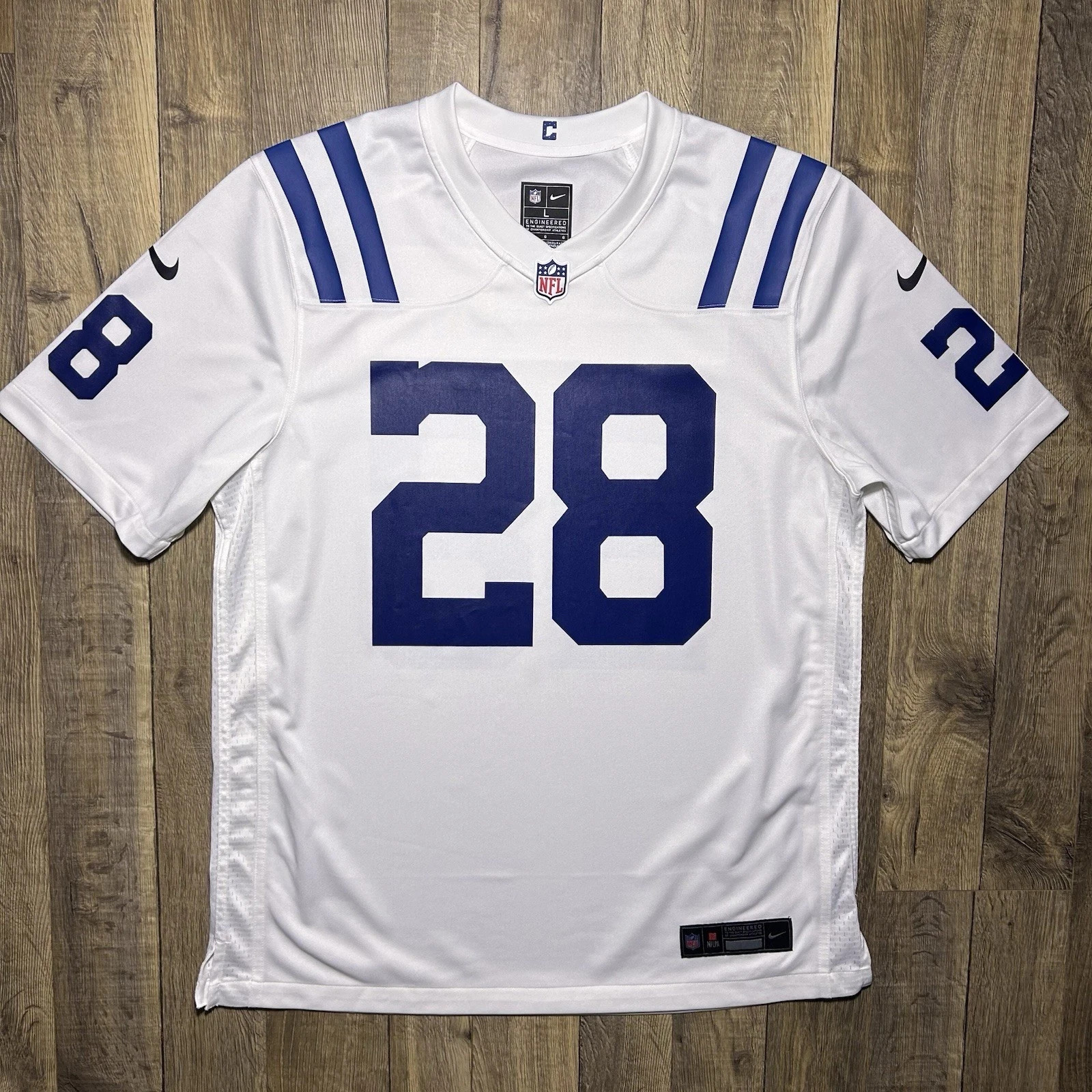 New Indianapolis Colts Jonathan Taylor #28 Game Jersey Men’s White