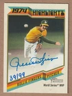2023 Topps Heritage ROLLIE FINGERS Auto 39/99 1974 Highlights