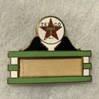 Vintage 1930s Texaco Gas Station Attendant Name Badge Pin