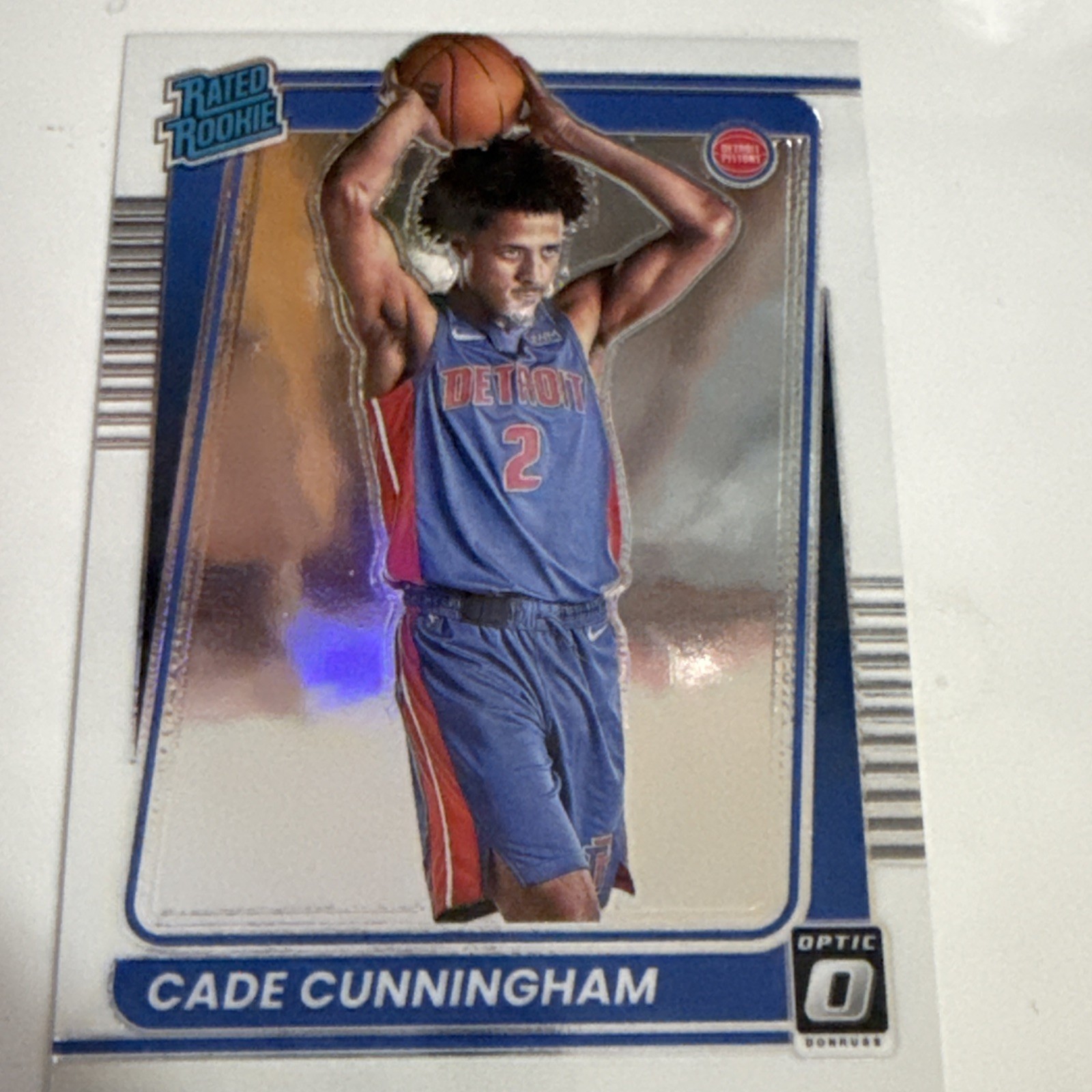 Cade Cunningham 2021 NBA Panini Optic Base Rated Rookie #161 Detriot Pistons