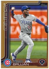 2025 Topps Series 2 - Vidal Brujan #390 Gold 0535/2025 Chicago Cubs