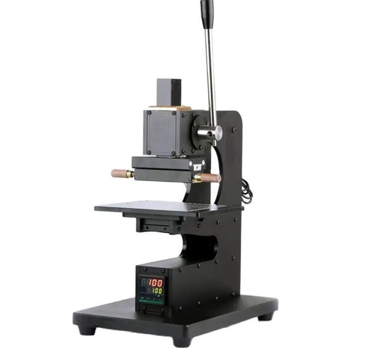 Hot Stamping Machine With Infrared Locator DIY LeatherCraft Stamp Embossing