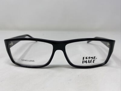Prime Image MP479 BLACK 58-14-145 Plastic Full Rim Eyeglasses Frame FF05