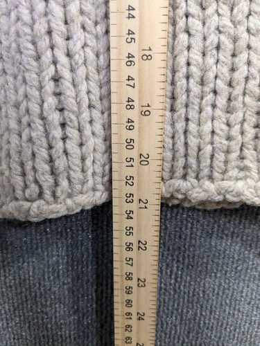Abercrombie Fitch Wool Cardigan Kids Medium Thick Knit Sweater Mock Neck Y2K - Picture 8 of 12