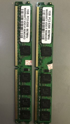 8GB RAM (8x1GB) Hynix PC2-6400 DDR2 800MHz LOW PROFILE Memory - Picture 2 of 3