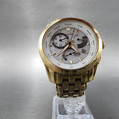 Running Citizen Eco-drive Perpetual Calendar E870-s015286