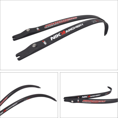 Nika Archery ET-8 Riser RH 68Inch Recurve Bow With N3 Carbon Limbs