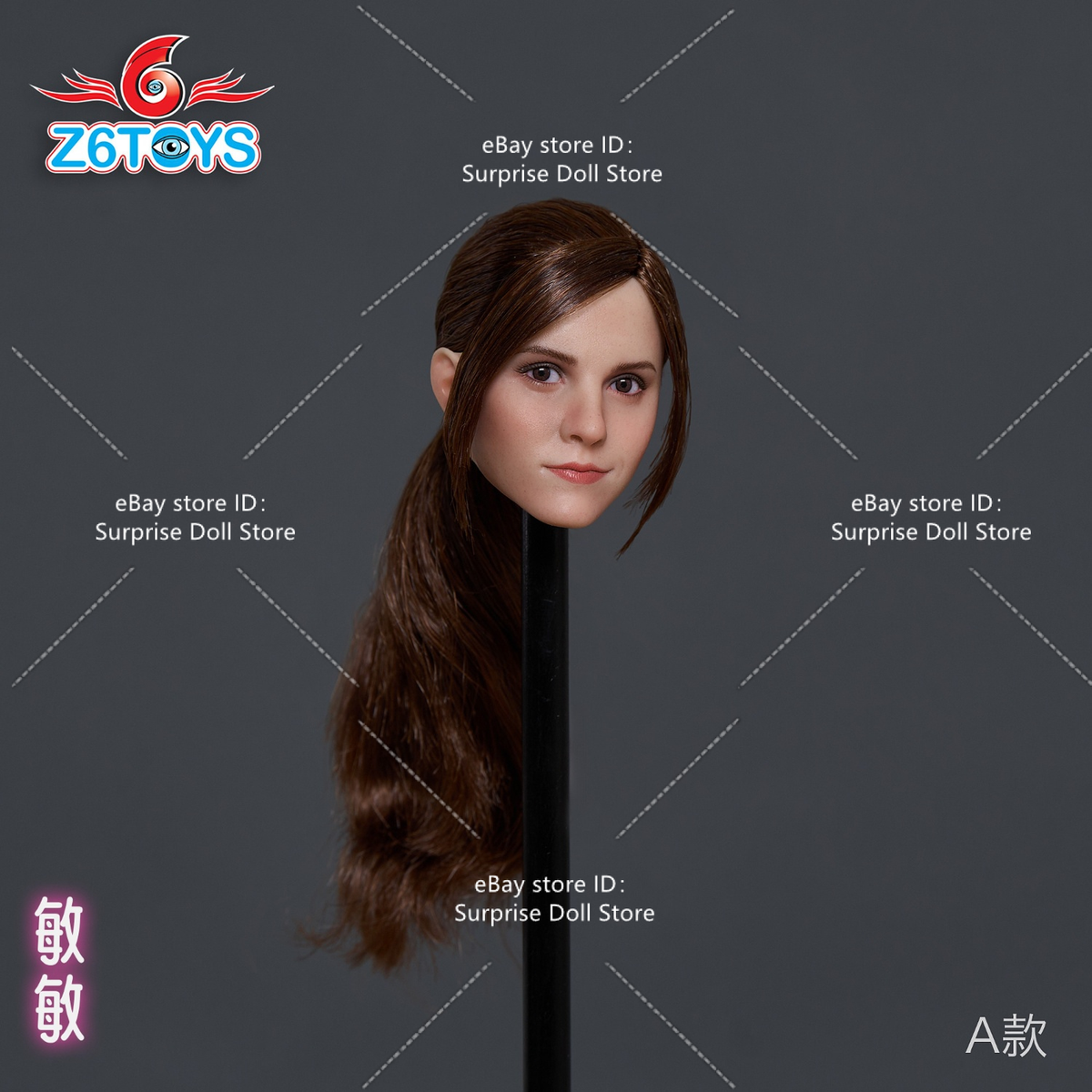 1/6 女性ヘッドB : Light Gold Long Straight Amazon | LZ TOYS 1/6 フィギュア 女性 ヘッド アクセサリー