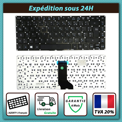 Clavier AZERTY Français Pour Acer Aspire E5-511, E5-521, E5-531, E5-551, E5-572 - Neuf Sous Emballage