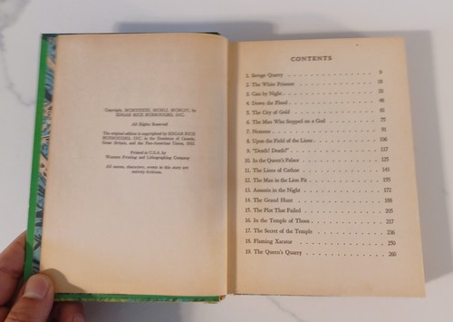 Tarzan and the City of Gold by Edger Rice Burroughs Whitman 1933 HC - Picture 11 of 16