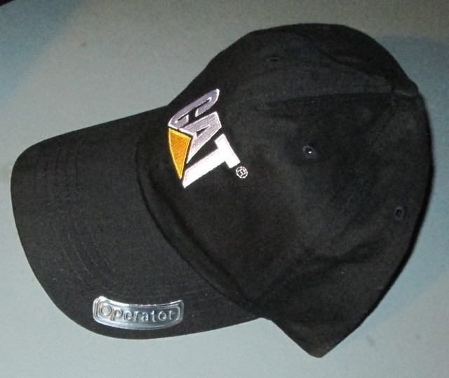 Classic Black CAT Baseball Cap Hat 