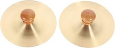 1 Pair 3.5" Finger Cymbals Copper Mini Finger Cymbals Hand Cymbal Finger Cymbal