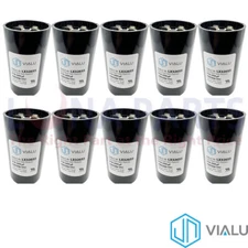 Pack of 10 - VIALU - 216-259 uf/MFD 220-250 VAC Round Start Capacitor 50/60 Hz