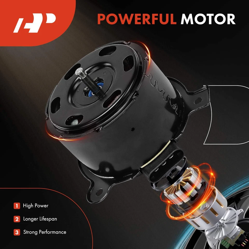 Radiator Fan Cooling Motor for Ford Taurus Mustang Lincoln Continental Mercury - Image 4 of 4