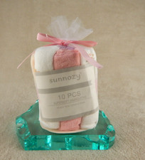   New Baby Newborn Girl 10 Piece Washcloth Baby Shower Gift Set  