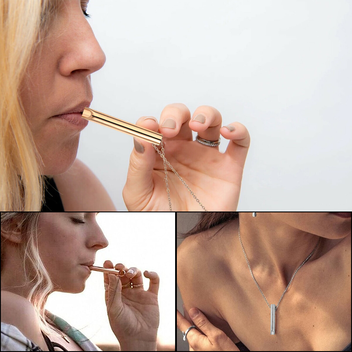 Anti Vaping Necklaces Stress Relief Necklace Quit Smoking Mindful Breathing Tool | eBay Anti Vaping Necklaces Stress Relief Necklace Quit Smoking Mindful Breathing Tool | eBay