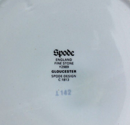 Spode Gloucester - Blue Coffee Pot Y2989 - Picture 9 of 9